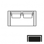 Be spirit sectional phil 2 arms